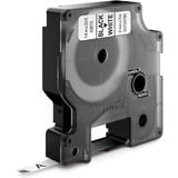 Dymo Originale D1-etiketter | Sort skrift på hvid tape | 6 mm x 7 m | Selvklæbende etiketter til LabelManager-mærkningsmaskiner | Fremstillet i Europa Sort på hvid, Polyester, Belgien, -18 - 90 °C, DYMO, LabelManager, LabelWriter 450 DUO
