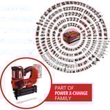 EINHELL Professional Akku-Nagler FIXETTO 18/50 N - Solo, 18Volt, søm maskine Rød/Sort