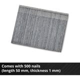 EINHELL Professional Akku-Nagler FIXETTO 18/50 N - Solo, 18Volt, søm maskine Rød/Sort