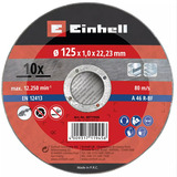 EINHELL Tynd skæreskive, Ø 125 x 1,0mm, 10 stk 