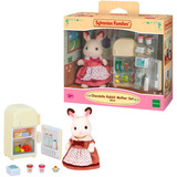 EPOCH Sylvanian Families - Chokoladekaninhun køkkensæt, Bygge legetøj 