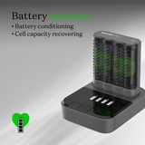 GP Batteries GPRCPCHP461D464, Oplader grå