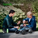 GP Batteries USB batterioplader RECYKO PRO P461, 4 opladningspladser, inkl. dockingstation D461 grå