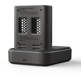 GP Batteries USB batterioplader RECYKO PRO P461, 4 opladningspladser, inkl. dockingstation D461 grå