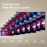 Hisense 50E7S PRO Hi-QLED-Fernseher, QLED TV Sort/mørk grå