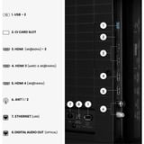 Hisense 50E7S PRO Hi-QLED-Fernseher, QLED TV Sort/mørk grå