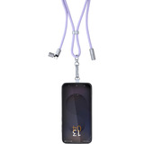 Intenso Cell Phone Charging Lanyard 7991003, Kabel Violet
