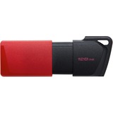 Kingston DataTraveler 128 GB USB 3.2 Gen1 Exodia M (sort + rød), USB-stik Rød/Sort, 128 GB, USB Type-A, 3.2 Gen 1 (3.1 Gen 1), Glide, 10 g, Sort, Rød