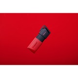 Kingston DataTraveler 128 GB USB 3.2 Gen1 Exodia M (sort + rød), USB-stik Rød/Sort, 128 GB, USB Type-A, 3.2 Gen 1 (3.1 Gen 1), Glide, 10 g, Sort, Rød