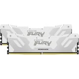Kingston FURY FURY 32 GB 7600 MT/s DDR5 CL38 DIMM (sæt med 2) Renegade, hvid XMP, Hukommelse Hvid, hvid XMP, 32 GB, 2 x 16 GB, DDR5, 288-pin DIMM