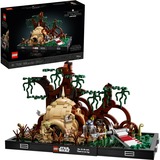 LEGO Diorama med Jedi-træning på Dagobah, Bygge legetøj Byggesæt, 18 År, Plast, 1000 stk, 1,09 kg