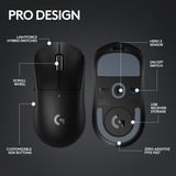 Logitech PRO X SUPERLIGHT 2, Gaming mus Sort
