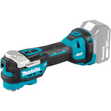 Makita Batteridrevet multifunktionsværktøj DTM52ZJX2, 18 volt + 33 dele tilbehør, Multi-funktion værktøj Blå/Sort