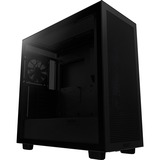 NZXT H7 Flow Midi Tower Sort, Towerkabinet Sort (mat), Midi Tower, PC, Sort, ATX, EATX, micro ATX, Mini-ITX, SGCC, Hærdet glas, 18,5 cm