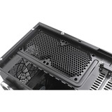 SilverStone Grandia GD08 HTPC Sort, HTPC sag Sort, HTPC, PC, Sort, ATX, CEB, EATX, EEB, micro ATX, Aluminium, Stål, Hjemme/kontor, Detail