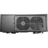 SilverStone Grandia GD08 HTPC Sort, HTPC sag Sort, HTPC, PC, Sort, ATX, CEB, EATX, EEB, micro ATX, Aluminium, Stål, Hjemme/kontor, Detail