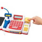 Simba Supermarkedskasse med scanner, Købmandsbutik Hvid/Rød