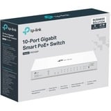 TP-Link FESTA FS310GP netværksswitch Administreret L2/L2+ Gigabit Ethernet (10/100/1000) Strøm over Ethernet (PoE) 1U Hvid Administreret, L2/L2+, Gigabit Ethernet (10/100/1000), Strøm over Ethernet (PoE), 1U, Kan monteres på væggen
