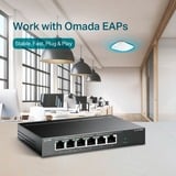 TP-Link TL-SF1006P netværksswitch Ikke administreret Fast Ethernet (10/100) Strøm over Ethernet (PoE) Sort Ikke administreret, Fast Ethernet (10/100), Fuld duplex, Strøm over Ethernet (PoE)