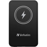 Verbatim Charge 'n' Go Lithium polymer (LiPo) 5000 mAh Trådløs opladning Sort, Power Bank Sort, 5000 mAh, Lithium polymer (LiPo), Quick Charge 3.0, Trådløs opladning, Sort
