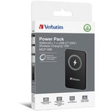 Verbatim Charge 'n' Go Lithium polymer (LiPo) 5000 mAh Trådløs opladning Sort, Power Bank Sort, 5000 mAh, Lithium polymer (LiPo), Quick Charge 3.0, Trådløs opladning, Sort