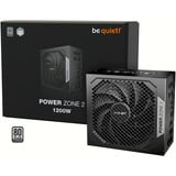 be quiet! POWER ZONE 2 1200W, PC strømforsyning Sort