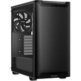 be quiet! PURE BASE 501 Airflow Window Black Midi Tower Sort, Towerkabinet Sort, Midi Tower, PC, Sort, ATX, micro ATX, Mini-ITX, Acrylonitrilbutadienstyren, Stål, Hærdet glas, 17,8 cm