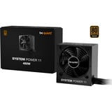 be quiet! System Power 11 450W enhed til strømforsyning 20+4 pin ATX ATX Sort, PC strømforsyning Sort, 450 W, 200 - 240 V, 50 Hz, 4 A, 110 W, 450 W