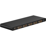 goobay HDMI-splitter 1 til 4 (4K @ 60Hz), HDMI splitter Sort