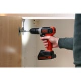 BLACK+DECKER BCD001C1-QW, Bore-/ skruemaskine Orange/Sort