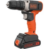 BLACK+DECKER Batteridrevet bore-/skruemaskine BCD001C1, 18 volt, Bore-/ skruemaskine Orange/Sort