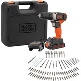 BLACK+DECKER Batteridrevet bore-/skruemaskine BCD001C1, 18 volt, Bore-/ skruemaskine Orange/Sort