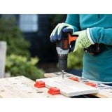 BLACK+DECKER Batteridrevet bore-/skruemaskine BCD001C1, 18 volt, Bore-/ skruemaskine Orange/Sort