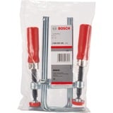 Bosch 2 608 000 426 klemme Rød, Rustfrit stål, Skruetvinge Metal, Plast