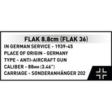 COBI Sd.Kfz.8 og 8.8 cm Flak 36, Bygge legetøj 