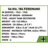 COBI Sd.Kfz. 184 Ferdinand, Bygge legetøj 