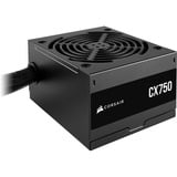Corsair CX750 750W, PC strømforsyning Sort