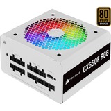 Corsair CX Series CX650F RGB enhed til strømforsyning 650 W 24-pin ATX ATX Hvid, PC strømforsyning Hvid, 650 W, 100 - 240 V, 47 - 63 Hz, 10 - 5 A, 24-pin ATX, PC