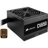 Corsair RPS0128 enhed til strømforsyning 650 W 24-pin ATX Sort, PC strømforsyning Sort, 650 W, 100 - 240 V, 47 - 63 Hz, 10 - 5 A, 130 W, 624 W