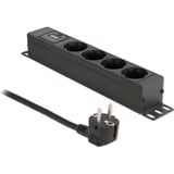 DeLOCK 66818, Strømskinne Sort