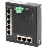 Digitus 8P G Ethernet netværksswitch, flad, industriel UNM 