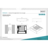 Digitus 8P G Ethernet netværksswitch, flad, industriel UNM 