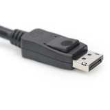 Digitus AK-340106-010-S, Kabel Sort