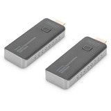 Digitus DS-55319, HDMI-udvidelse forlænger Sort/Sølv