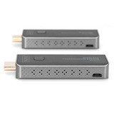 Digitus DS-55319, HDMI-udvidelse forlænger Sort/Sølv