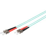Digitus LWL patchkabel, duplex, ST > ST stik, multimode OM3 Turkis