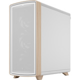Fractal Design Summit Chalk White TG Clear Tint, Towerkabinet Hvid/træ