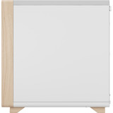 Fractal Design Summit Chalk White TG Clear Tint, Towerkabinet Hvid/træ