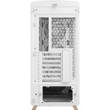 Fractal Design Summit Chalk White TG Clear Tint, Towerkabinet Hvid/træ