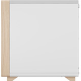 Fractal Design Summit Chalk White TG Clear Tint, Towerkabinet Hvid/træ